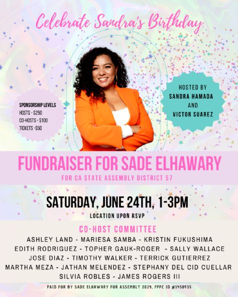 Sade Elhawary for Assembly 2024 - Online Contributions by eFundraising ...